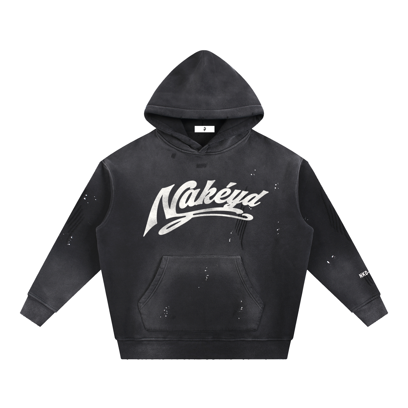 “Faded Black” Nakeyd Hoodie