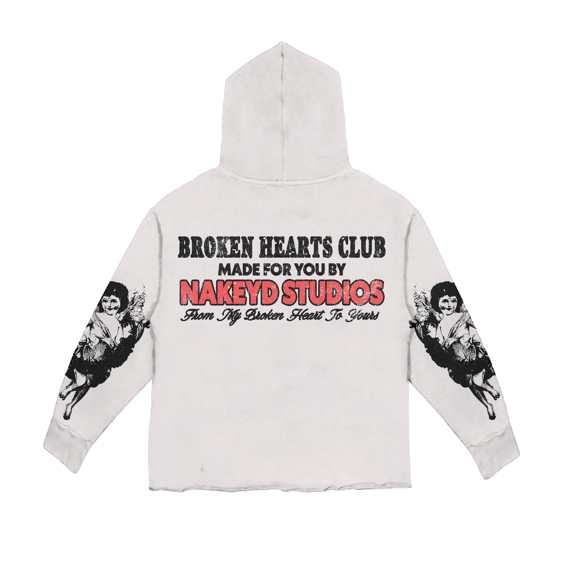 Broken Hearts Club Hoodie – Nakeyd Studios
